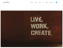 Tablet Screenshot of lorishin.com